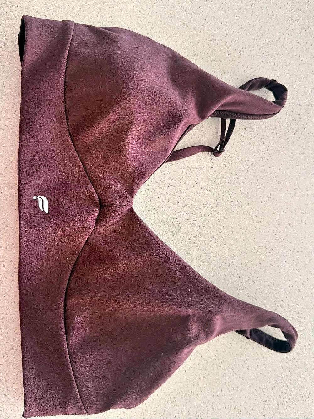 Fabletics deep wine Athletic Bra Like New- never worn